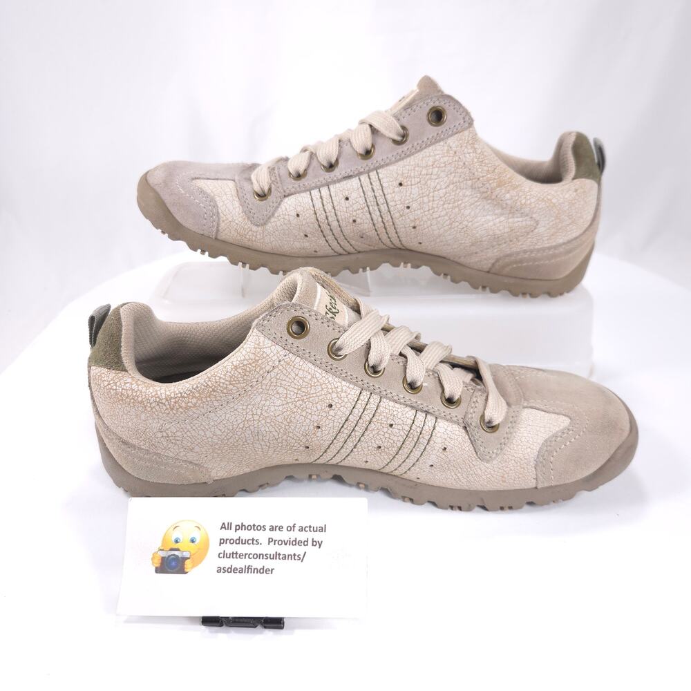 Skechers Signature Lace Up Athletic Walking Shoe Womens Size 8.5 46047 Tan - Picture 4 of 9